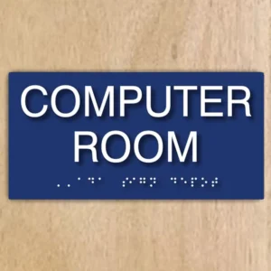 ADA Computer Room Signs