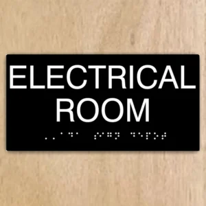 ADA Electrical Room Signs