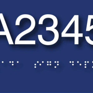 ADA Room Numbers Identification Signs
