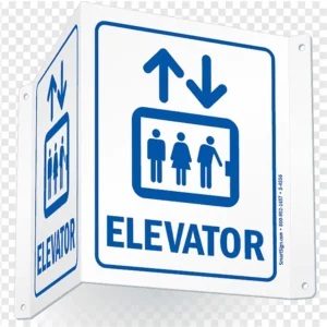 ADA Arrow Up & Down Sign