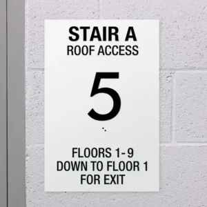 ADA Floor # Signs