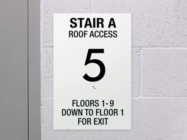 ADA Floor # Signs