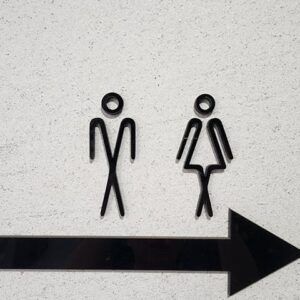 ADA Restroom Directional