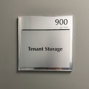 Storage Room ADA Sign