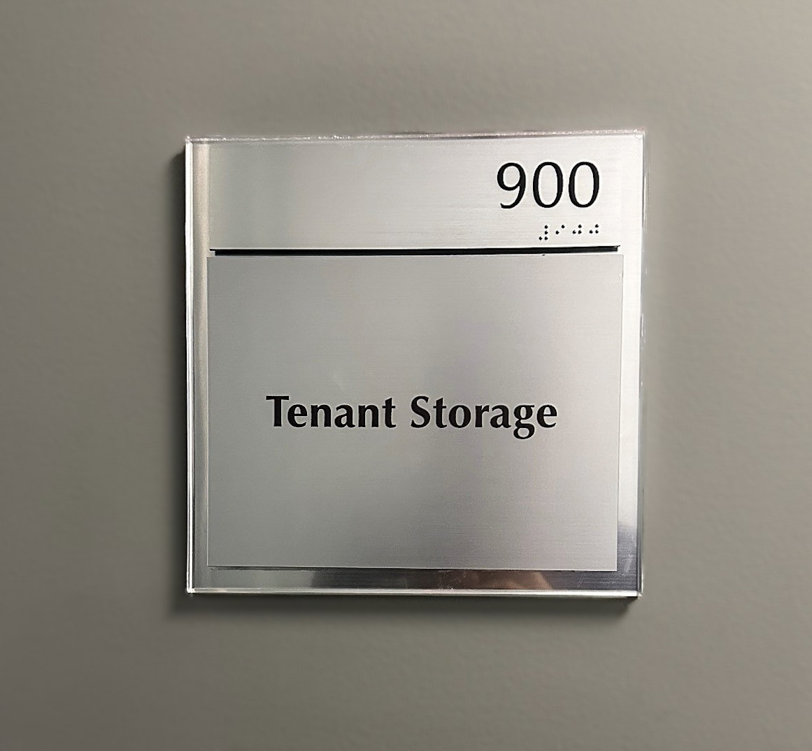 Storage Room ADA Sign