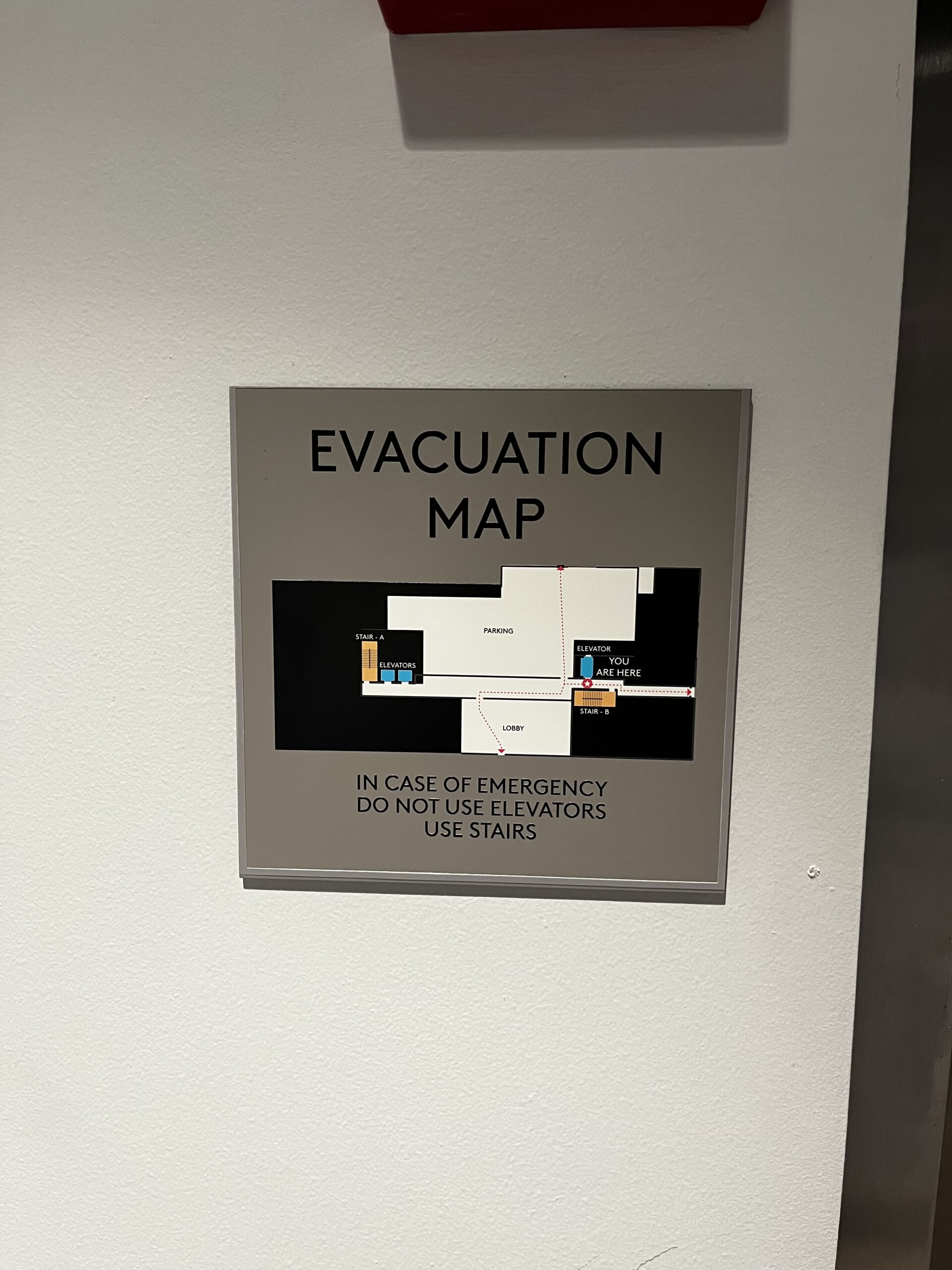ADA Evacuation Directions