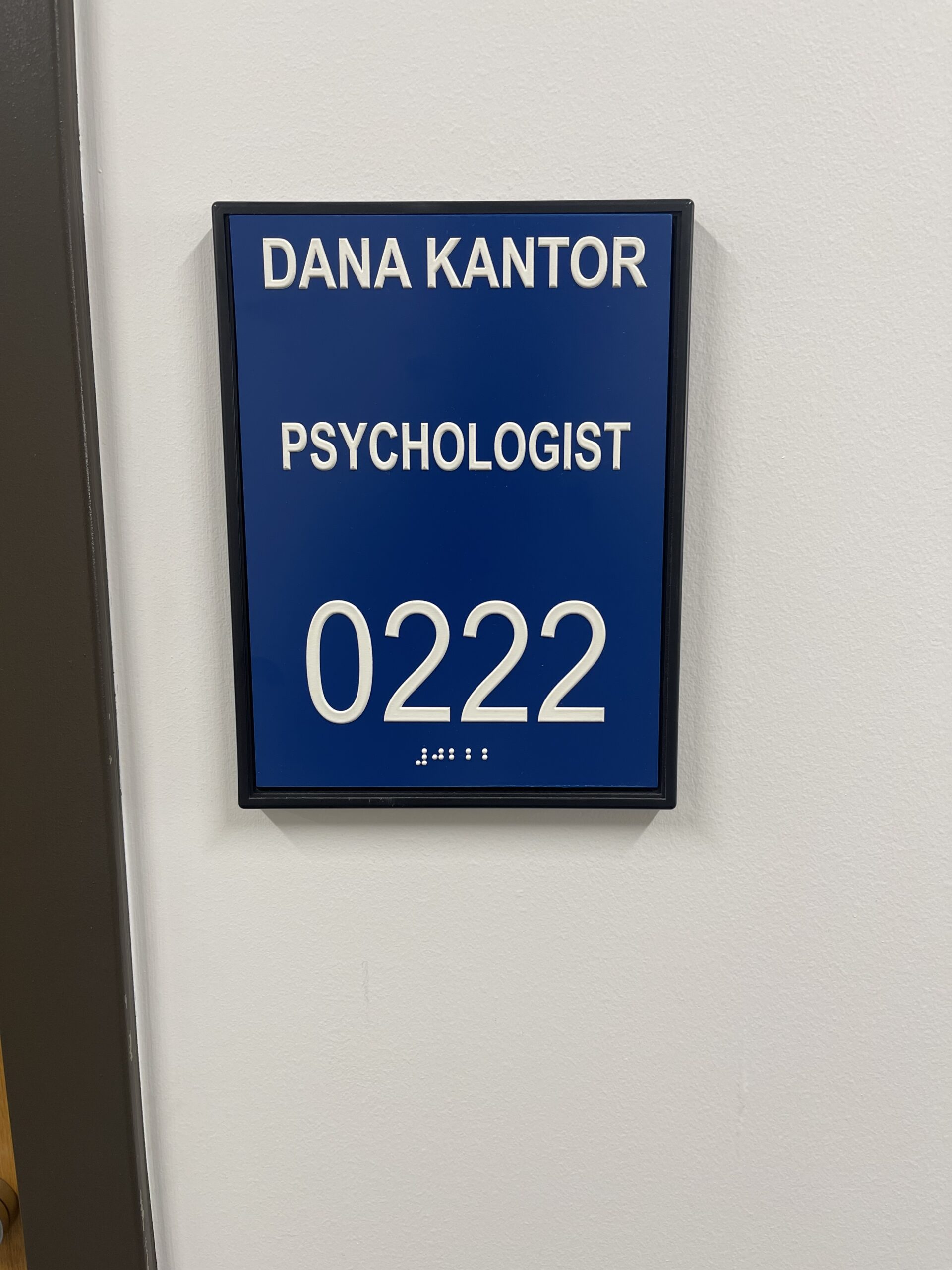 ADA Room Numbers Identification Signs