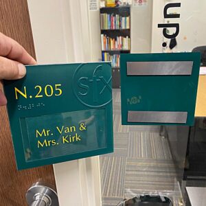 Slide-In Class Room Ada Custom Signs
