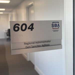 ADA Room Identification Slide-In Signs