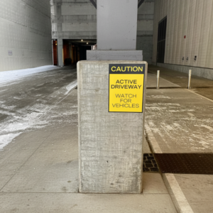 Watch for Vehicles Sign