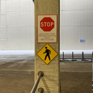 Watch for Pedestrians Sign