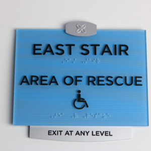 ADA Stairwell Exit Sign