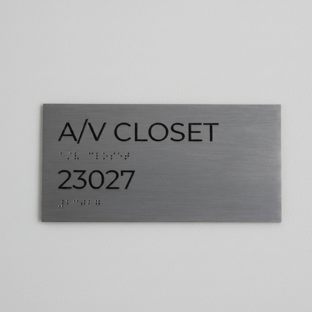 ADA Room Numbers Identification Signs