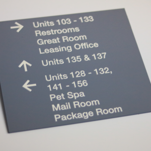 ADA Apartment Directional