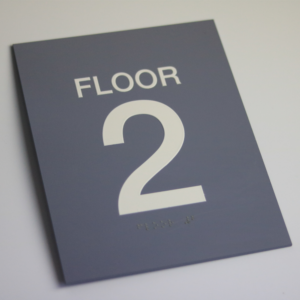 ADA Stairwell Floor Sign