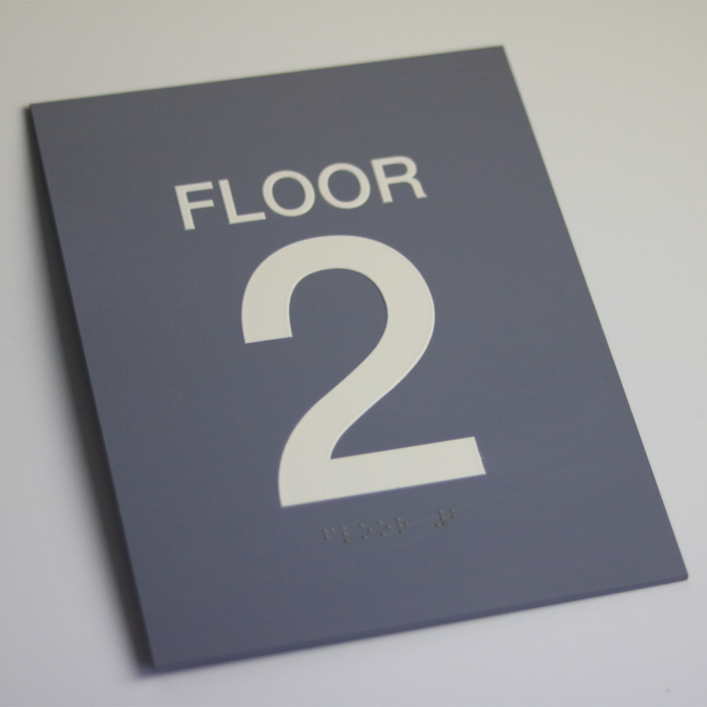 ADA Stairwell Floor Sign