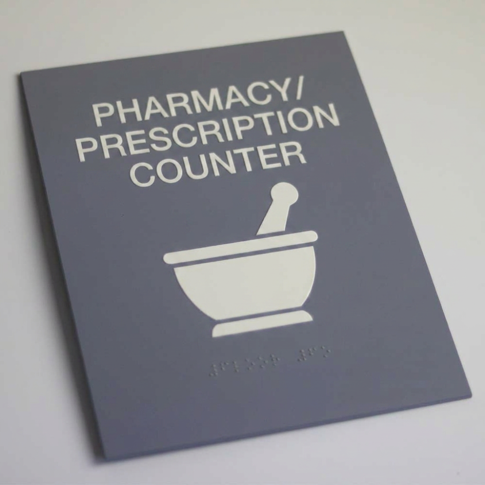 Pharmacy / Prescription Counter Sign