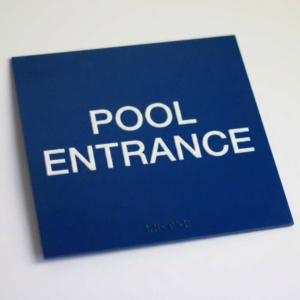 ADA Pool Signs
