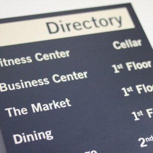 ADA Multi Directional Posting Multiple Locations