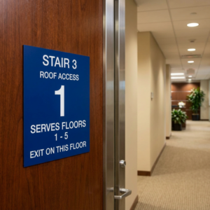 ADA Floors Served Signs EG 1-6