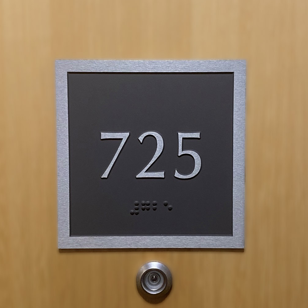 ADA Room Number Signs
