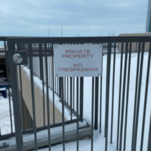 No Trespassing Sign