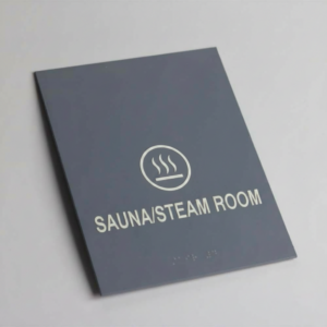 Sauna / Steam Room Sign