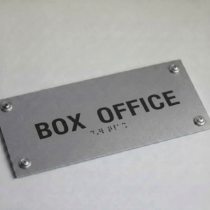 Ticketing / Box Office Sign